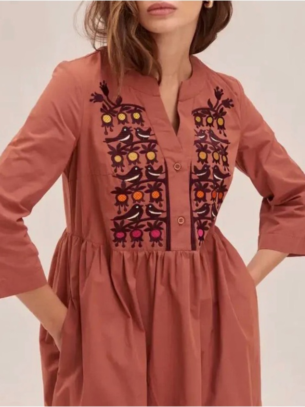 Dream- Embroidered Dress handmade in Ukraine.